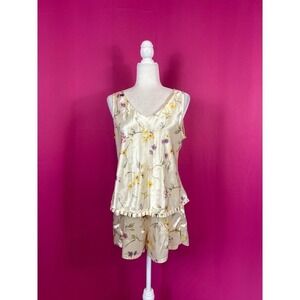 Vintage 90s Inner Most Floral Pajama short Set Large